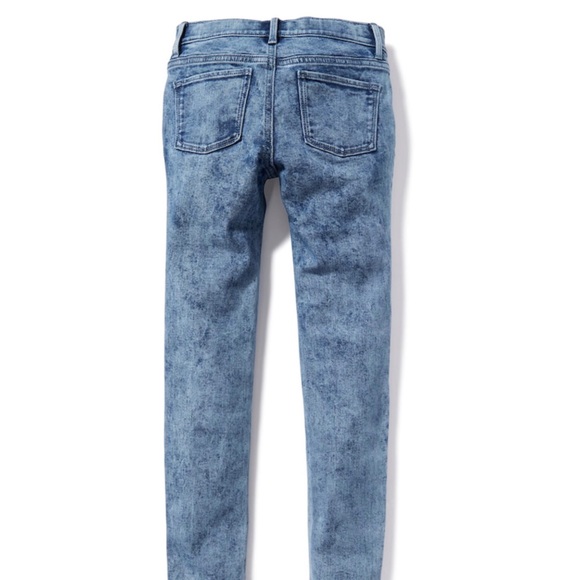 • OLD NAVY ACID WASH BALLERINA JEANS NWT • - Picture 2 of 2